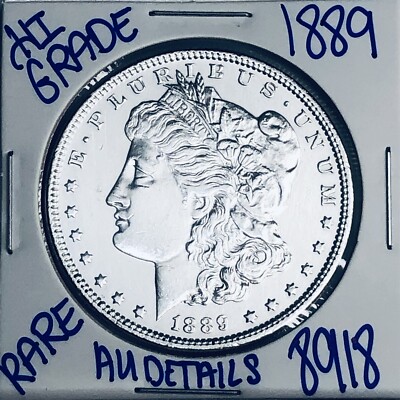 1889 MORGAN SILVER DOLLAR AUTHENTIC HI GRADE U.S. MINT COIN FREE SHIPPING 8918