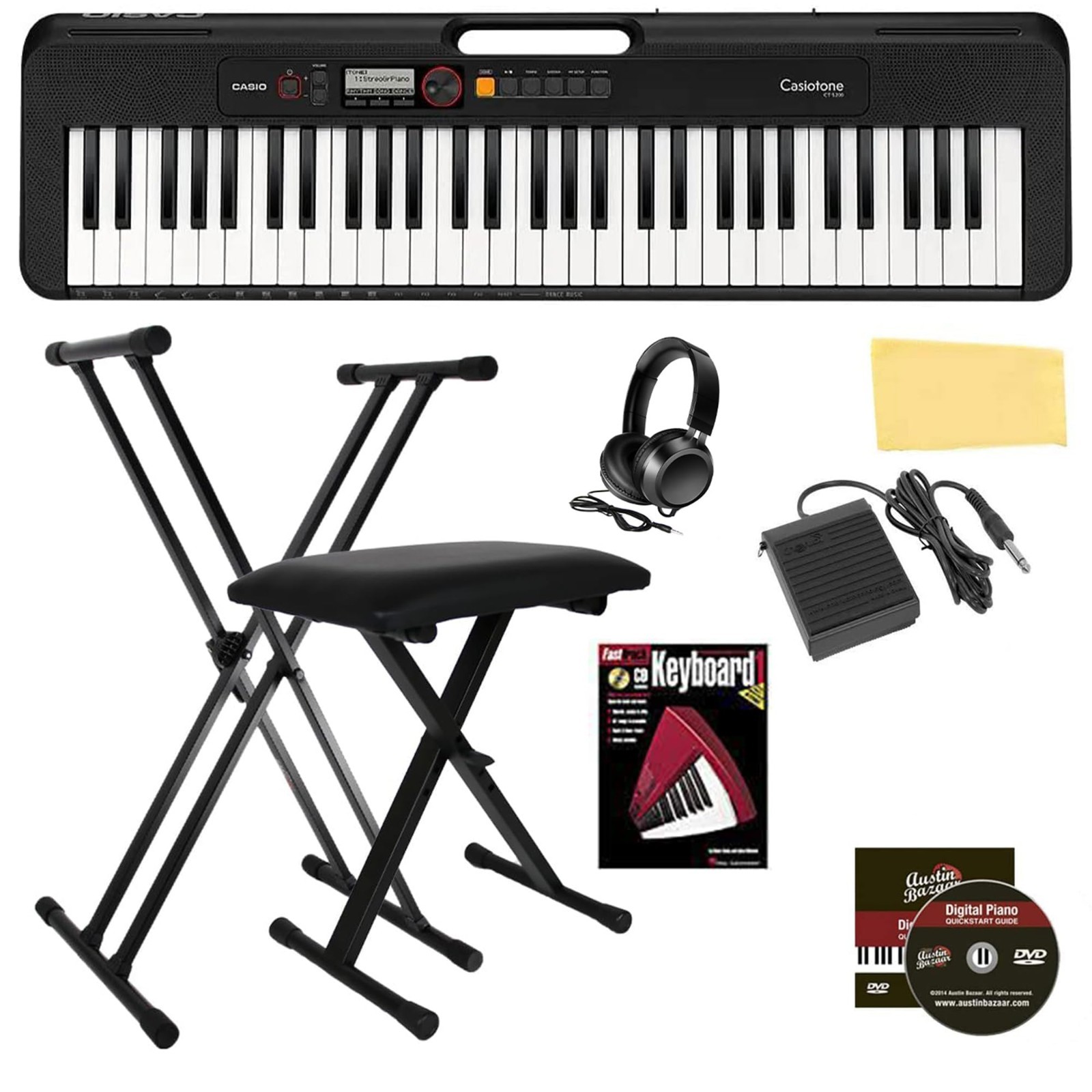 Casio 61鍵 CT-S200 Amazon.com: Casio Casiotone CT-S200 – 61-Key Portable