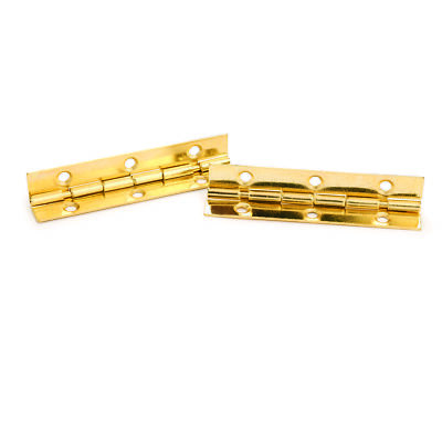 Highpoint 105 degree Stop Hinge Brass Plated 2'' Pair
