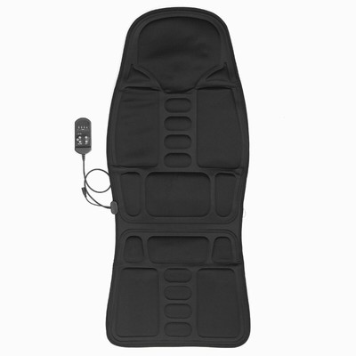 Vibration Electric Massage Seat Cushion Car Heated Back Massager Chair Cover Mat