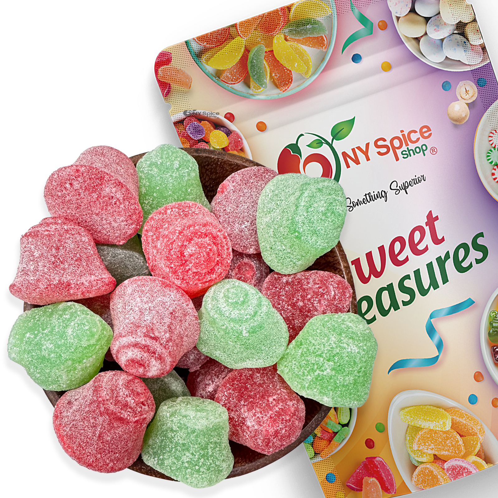 Red & Green Jelly Bells - Jelly - Candy - by NY Spice - FREE SHIP