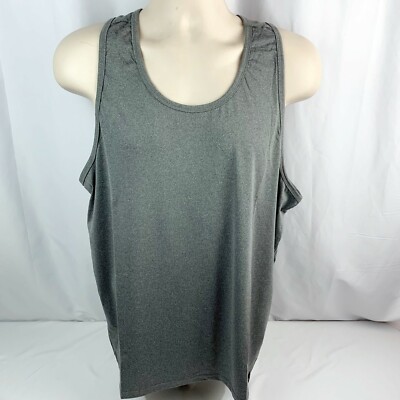 Barbell Athletic Apparel Mens XL Gray Tank Top Muscle Tee Shirt