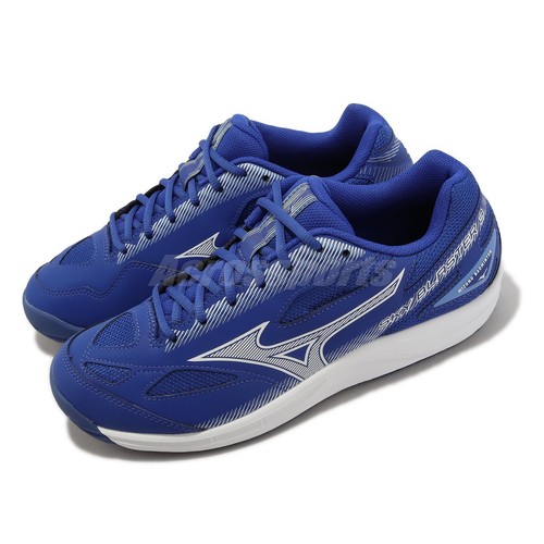 

Спортивная обувь для бадминтона Mizuno Sky Blaster 3 Wide Blue White 71GA2345-26, Синий, Sky Blaster 3 Wide