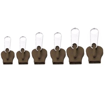 12X Zipper Slider Puller Instant Zipper Repair Kit Replacement For Broken Buckle