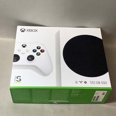 New Open Box Microsoft Xbox Series S 512GB Console Gaming System White 1883
