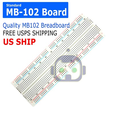 MB-102 830 Point Prototype PCB Solderless Breadboard Protoboard US