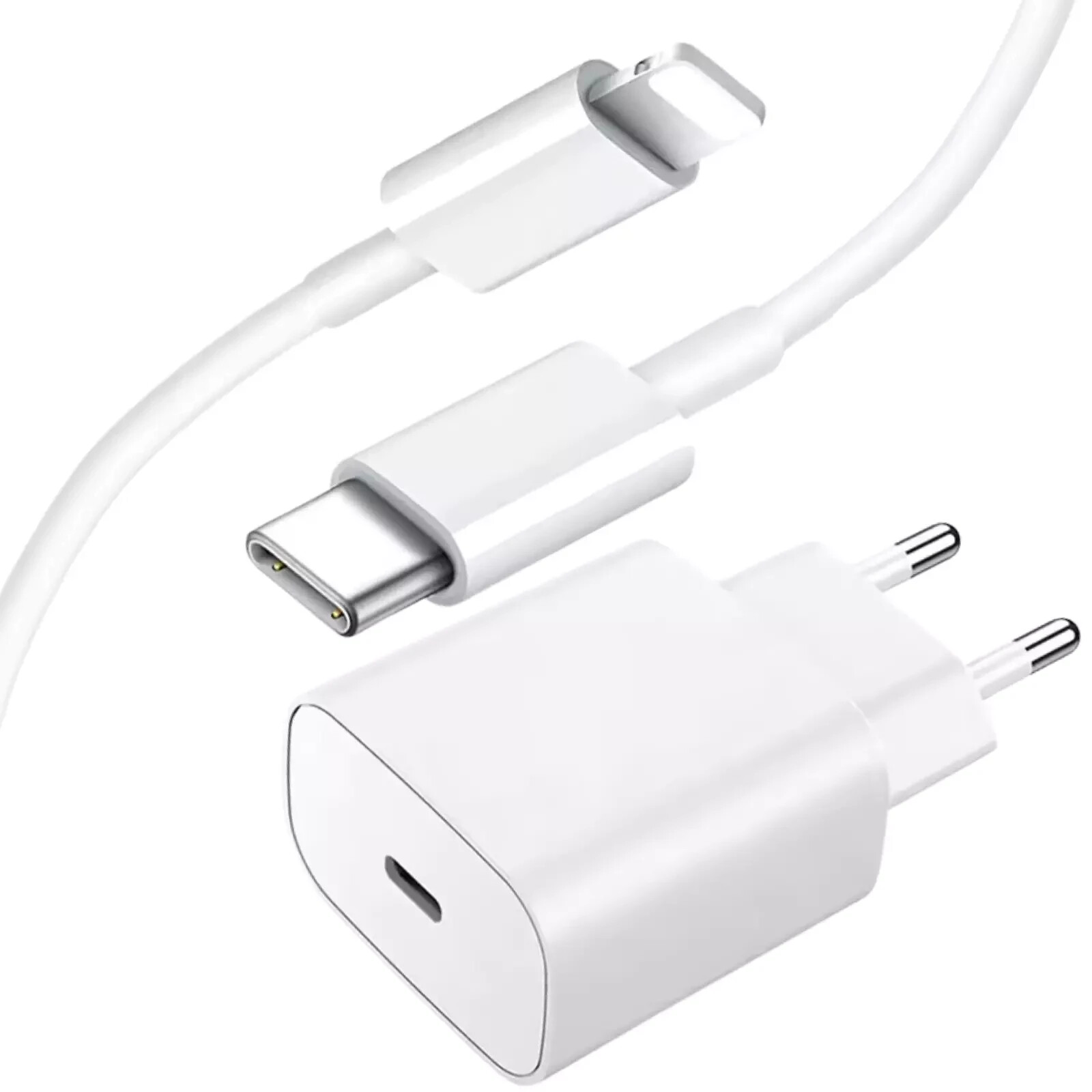 20W Schnell-Ladegerät + 1m Ladekabel für iPhone X XS XR 11 12 13 14 Plus Pro Max