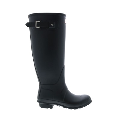 Женские черные широкие резиновые сапоги Hunter Original Tall Wide Boot WFT2083RMA-BLK 5