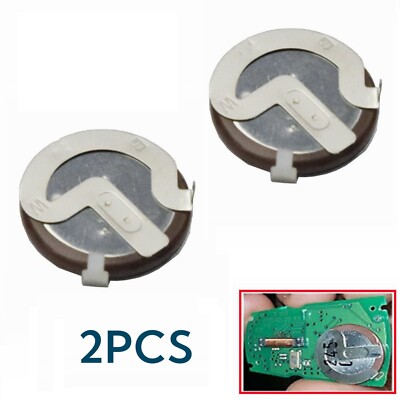 2Pcs Remote Key Fob Rechargeable Battery VL2020 for BMW E39 E46 E60 E90 E92 US