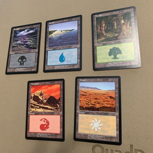 MTG EURO Land ユーロランド Purple / 紫 未開封 英)EURO LAND3【PRM】 紫 EUROランド 5枚セット 未開封 No.004