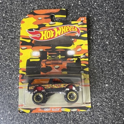 2016 Hot Wheels Chevy Blazer 4X4 Camouflage Trucks #6/8 Loose