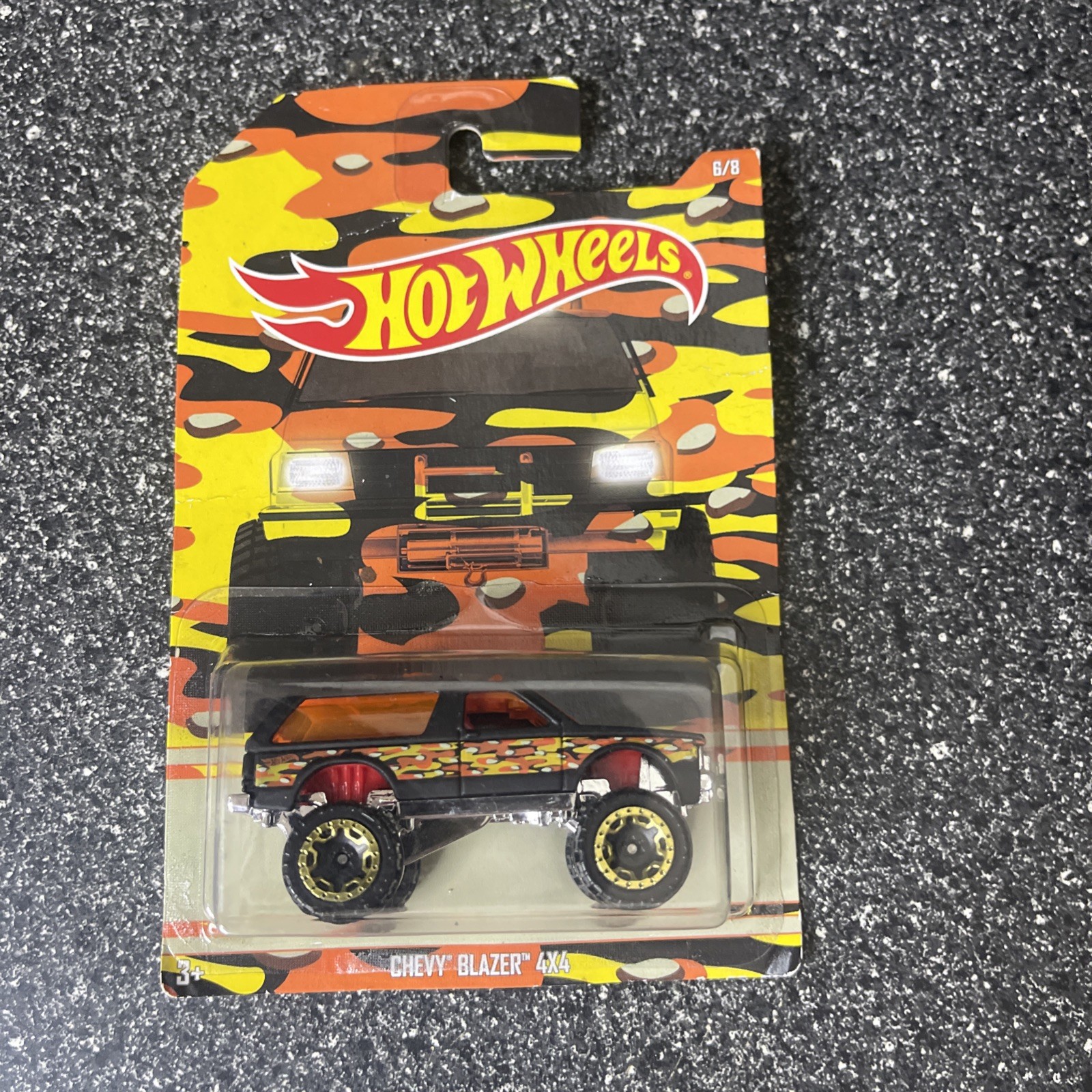 2016 Hot Wheels Chevy Blazer 4X4 Camouflage Trucks #6/8 Loose