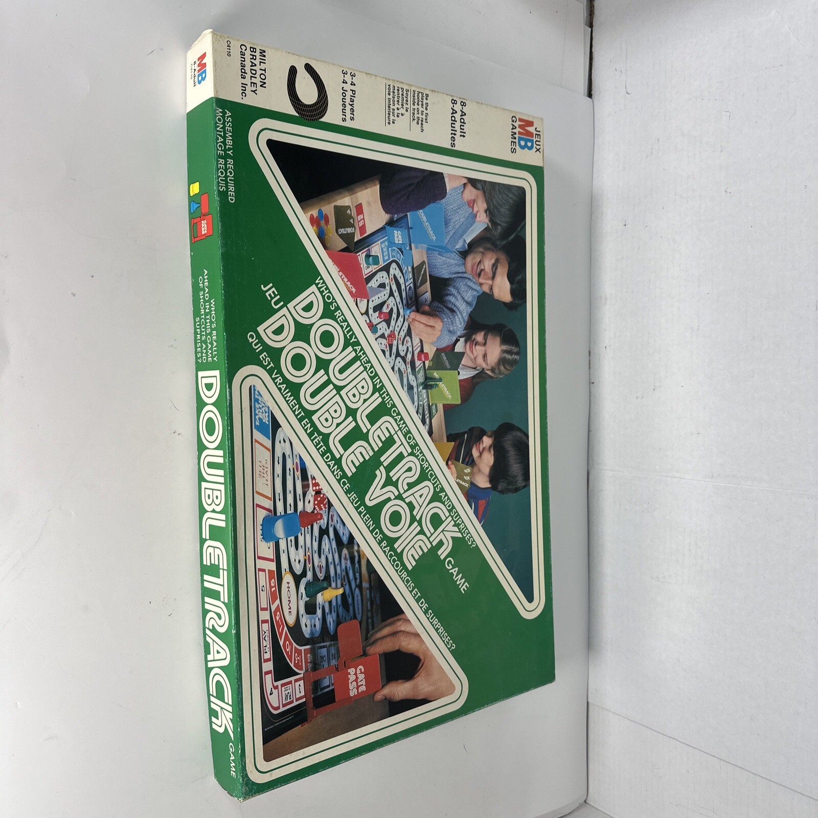 DOUBLETRACK Board Game by Milton Bradley  100% Complete