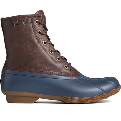 

Мужские ботинки Sperry Top-Sider Saltwater Duck Boot Коричневый/Темно-синий 9 M Ботинки, Brown/navy