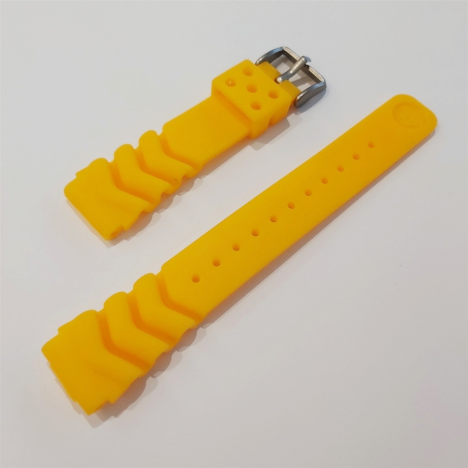NEW SEIKO RUBBER STRAP YELLOW PADI WAVE Z20 BAND 20mm 4205