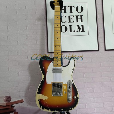 Vintage Relic Andy Summers Tribute TL Electric Guitar HS Pickups White Pickguard