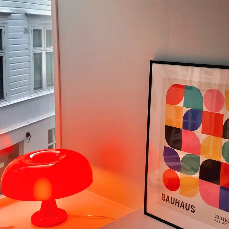 Aesthetic Warm lamp Led Mushroom Table Lamp Modern Minimalist lamp