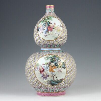 Generic Chinese Handmade Vase General Jar Familli Rose 