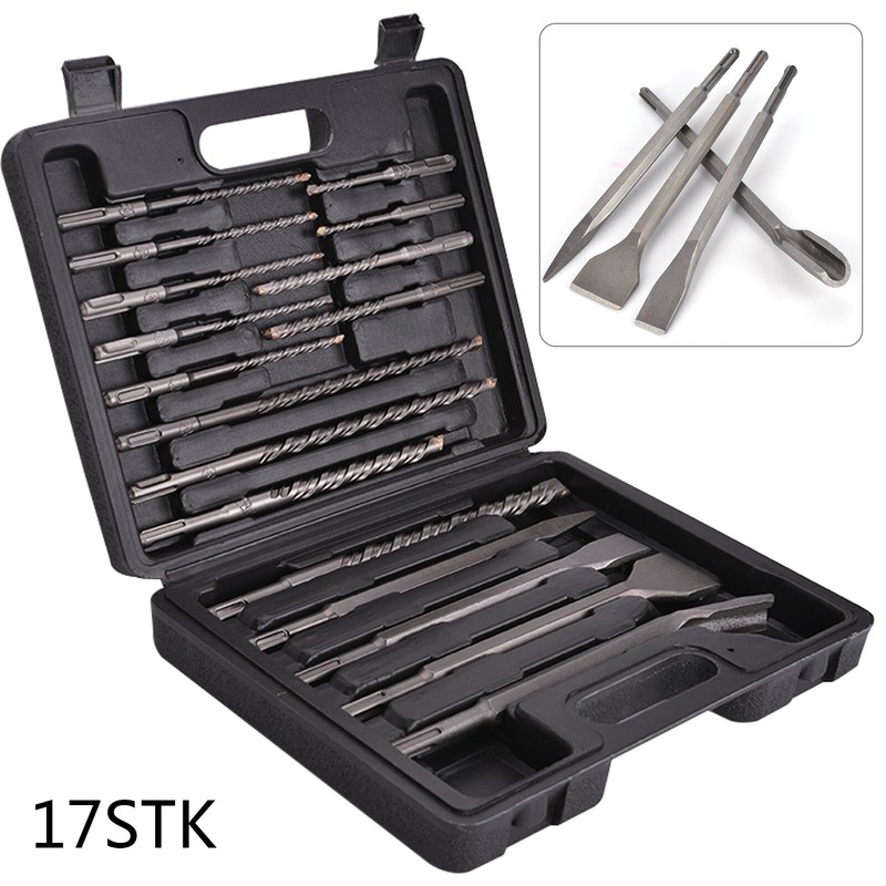 Für Makita Bohrer SDS Plus 17tlg. Steinbohrer Set Satz Bohrhammer Betonbohrer
