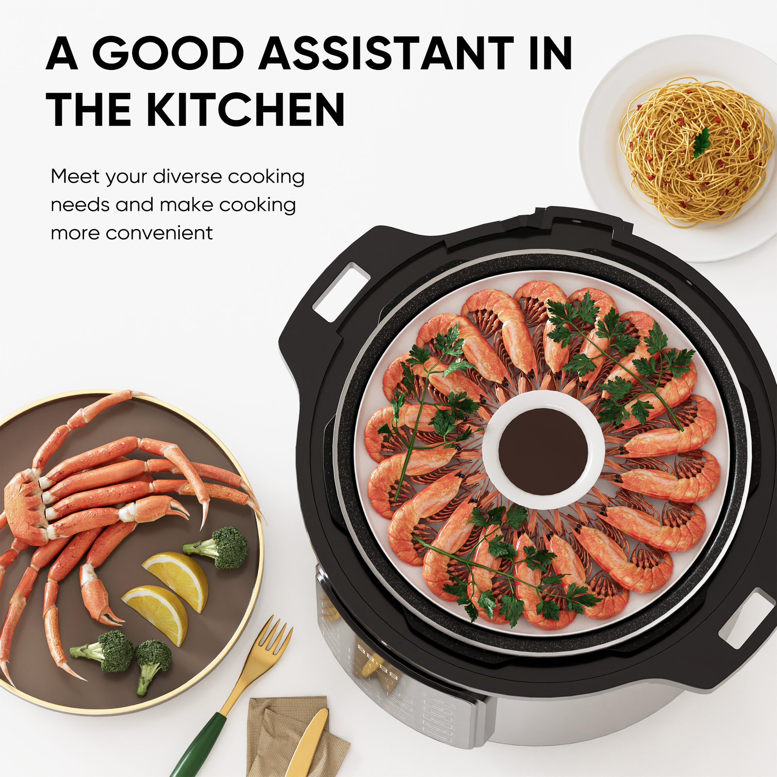 Instant Pot 6qt 12-in-1 Pressure Cooker Bundle