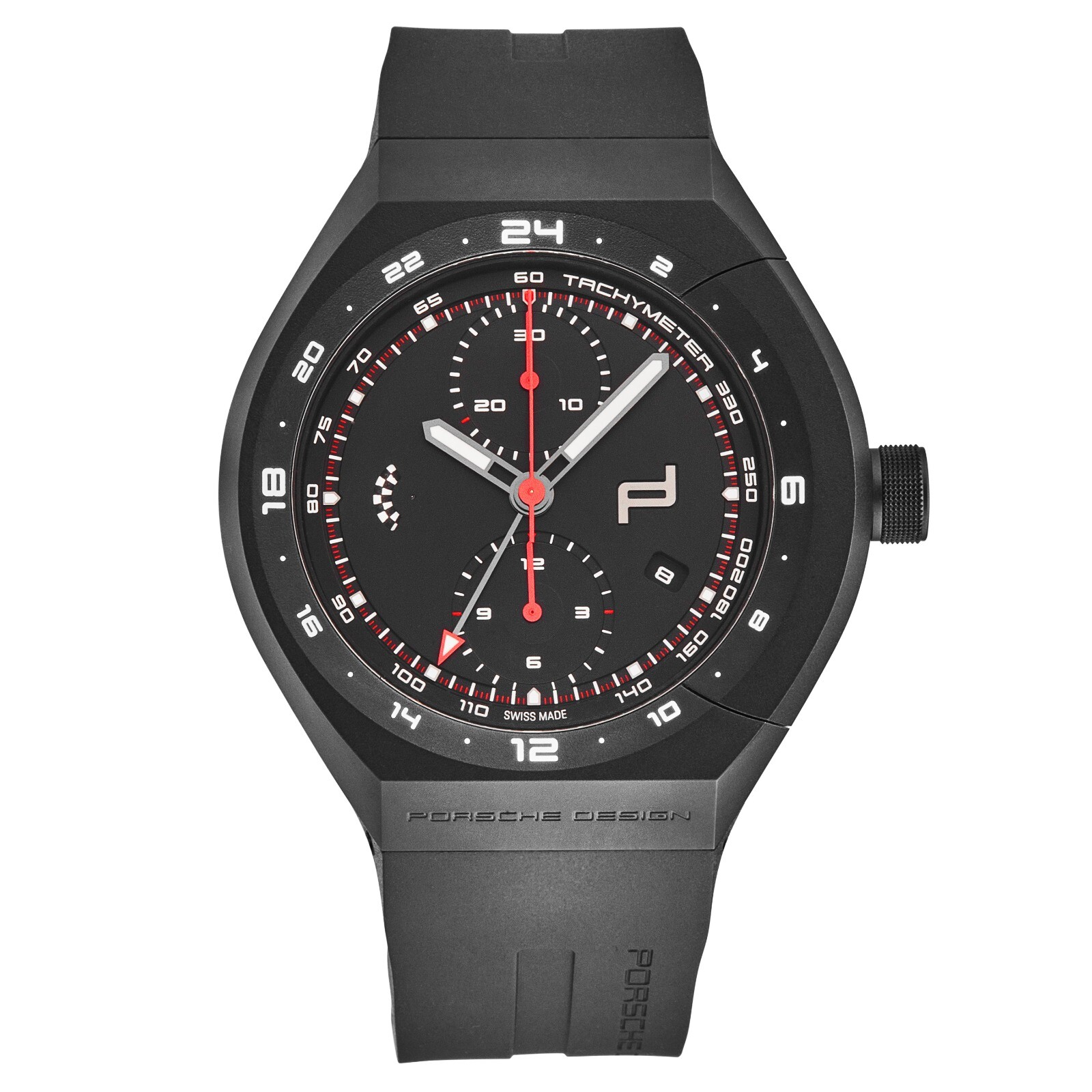 ❤︎ ZZY ZX Motorcycle Watch Silver Tone Black Genuine Leather