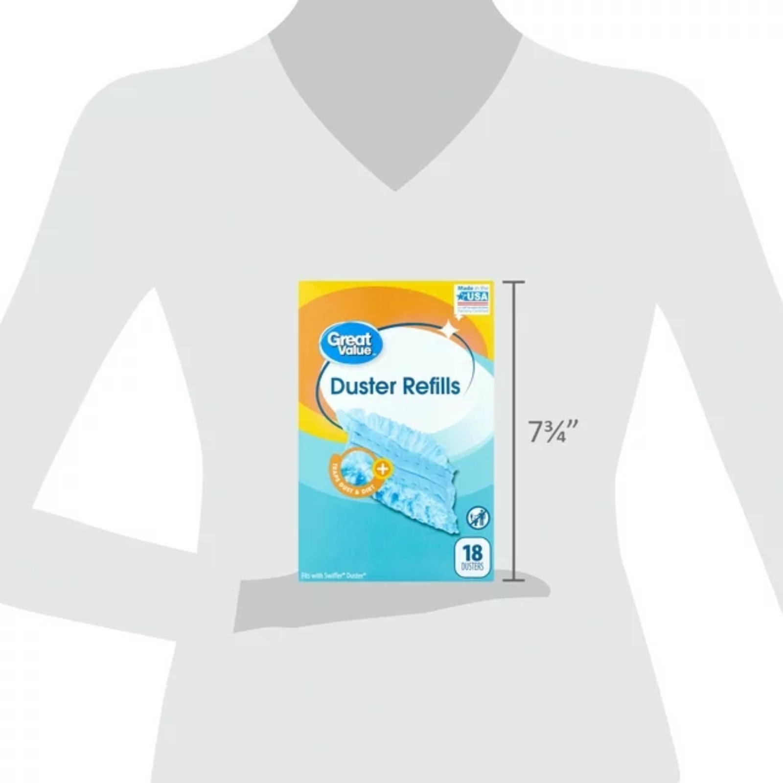 Great Value Duster Refills, 18 count, Free shipping