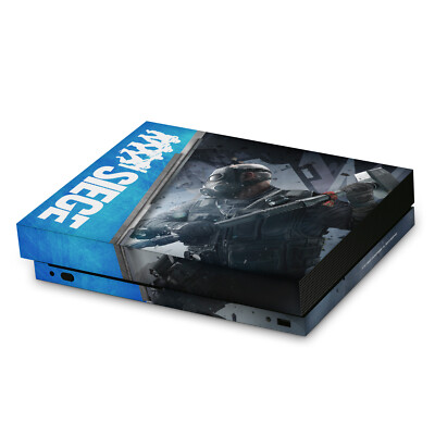 TOM CLANCY'S RAINBOW SIX SIEGE GRAPHICS VINYL SKIN DECAL FOR XBOX ONE X CONSOLE