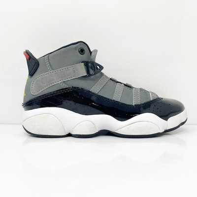 

Баскетбольные кроссовки Nike Boys Jordan 6 Rings 323432-022 серые, размер 12C, Серый, Jordan 6 Rings