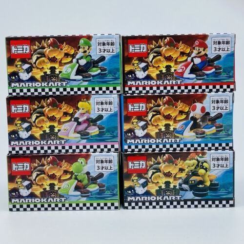 MARIO KART TOMICA 6 Complete Set SUPER NINTENDO WORLD MARIO KART TOMICA 6 Complete Set SUPER NINTENDO WORLD
