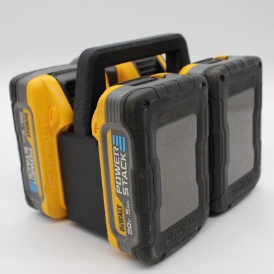 Dewalt 4 Battery Carrying Holder 20V 60V XR Flexvolt Power Stack