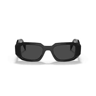 Pre-owned Prada Pr 17ws 1ab5so Black Dark Grey Lens Unisex Sunglasses Authentic In Gray