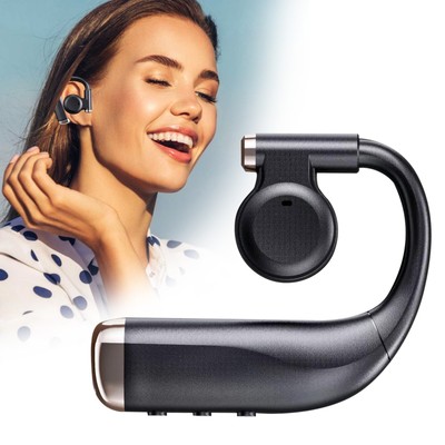 1PC Wireless Bluetooth Ear Mounted Driving Business Earphones For Mobile Phones