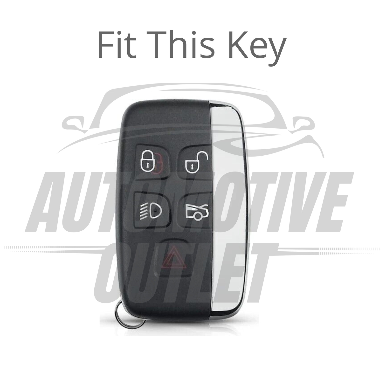 REMOTE KEY COVER FOB CASE RED FOR RANGE ROVER LAND ROVER SPORT EVOQUE JAGUAR XF 4