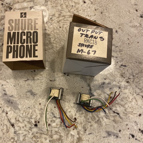 Lot Of 2 Shure Microphone Output Transformers, M67 RKC18のeBay公認海外通販｜セカイモン