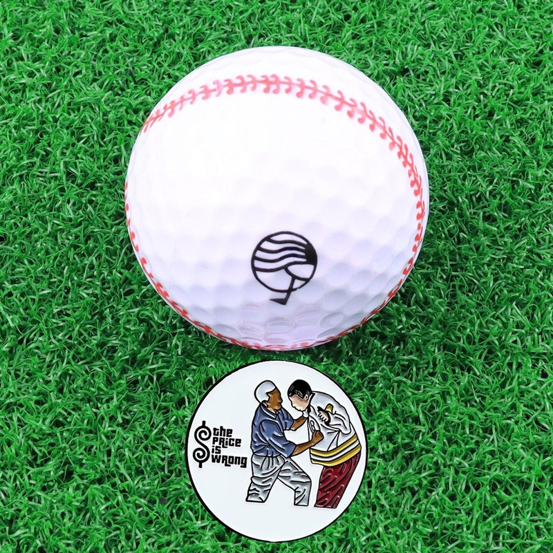 Golf Ball Marker with Magnetic Hat Clip Strong Removable Attaches Easily to Cap