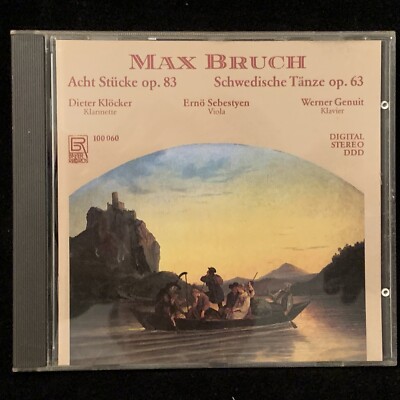 BRUCH Eight Pieces, Swedish Dances - KLOCKER clarinet SEBESTYEN viola - BAYER CD