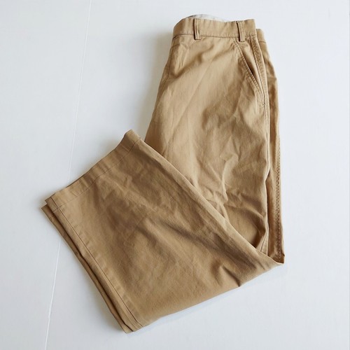 Hiltl Chino Pants Mens 32x27 Ultimate Trousers Tan Flat Hiltl Chino Pants Mens 32x27 Ultimate Trousers Tan Flat