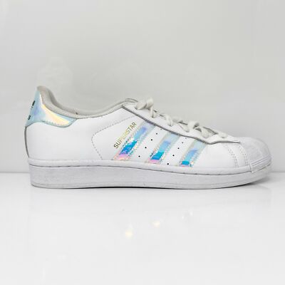 

Adidas Boys Superstar AQ6278 Белая повседневная обувь Кроссовки Размер 4.5, Белый, Superstar