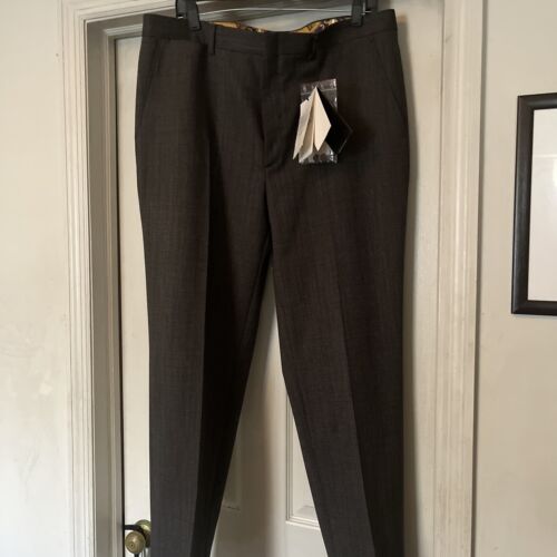New Gucci Black w White PIN DOTS ON WOOL Pants IT 54 40-41 New Gucci Black w White PIN DOTS ON WOOL Pants IT 54 40-41