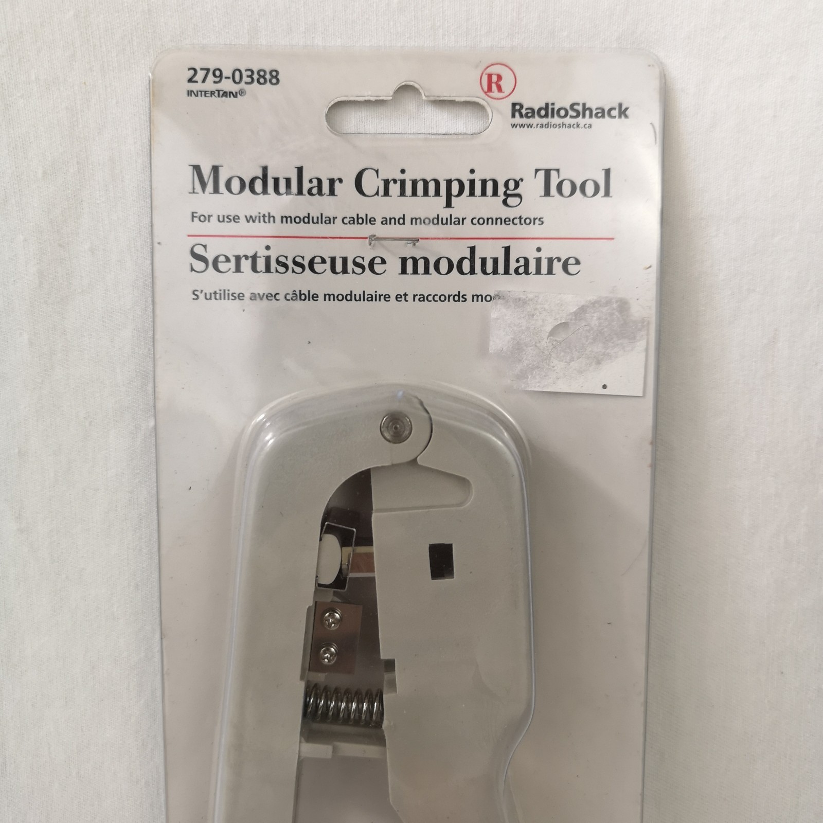 Modular Crimping Tool Radio Shack 279-0388 Cable Connectors Stripper Instruction