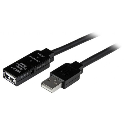 33FT StarTech USB A Male To USB A Female Extension Cable - Black