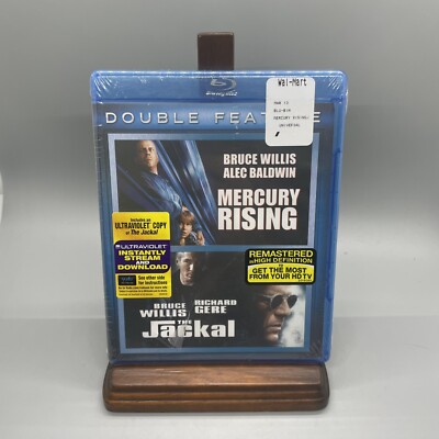 Mercury Rising/The Jackal (Blu-ray Disc, 2011, 3-Disc Set) Factory Sealed