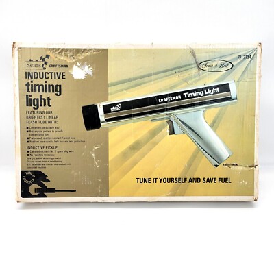 Vintage Sears Craftsman Timing Light and Advance 28-2134