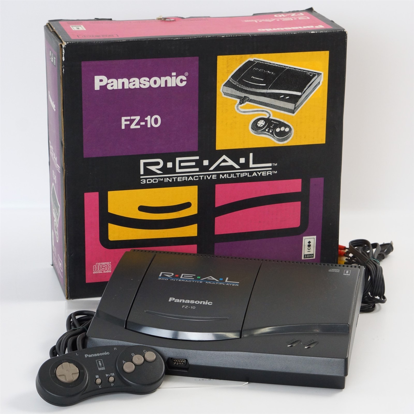 Panasonic REAL FZ-10 3DO 箱付き 3DO REAL Console FZ-10 Boxed Panasonic Tested System JAPAN