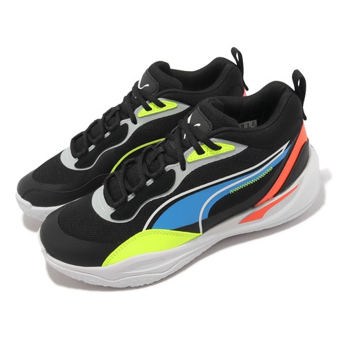 

Мужские баскетбольные кроссовки Puma Playmaker Pro Jet Black Lime Squeeze 377572-04, Черный, Playmaker Pro