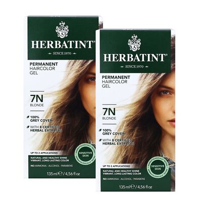 Herbatint 7N- Блонд в упаковке 2 шт (9,12 жидких унций)