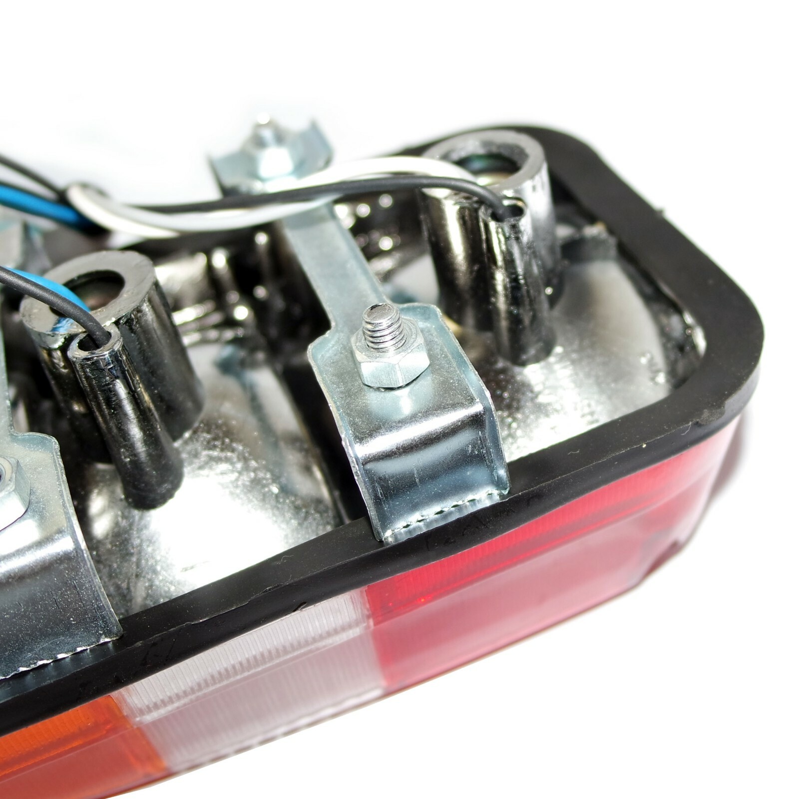 Bajaj Tuk Tuk Three Wheeler Auto Tail Light Assembly Set With Holder & Bulb  