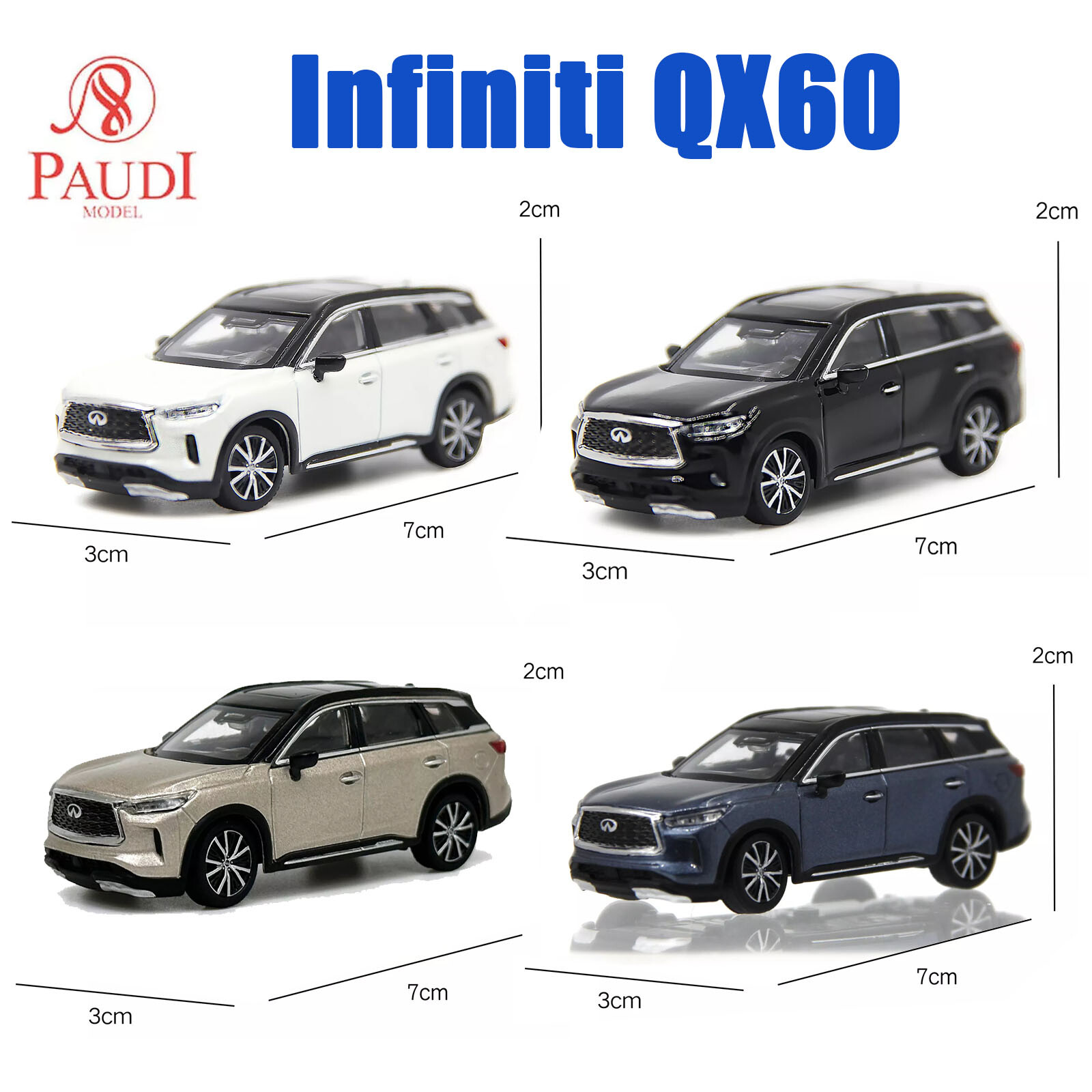 ま*昌様 1:18 INFINITI インフィニティ QX60 白 ミニカー モ Amazon.co.jp: ミニカー スケールモデルカー 1:18 スケール