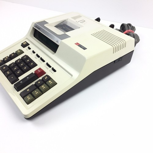 Vintage Sharp Compet CS-1165 Desk Calculator Adding Machine - Works Great!