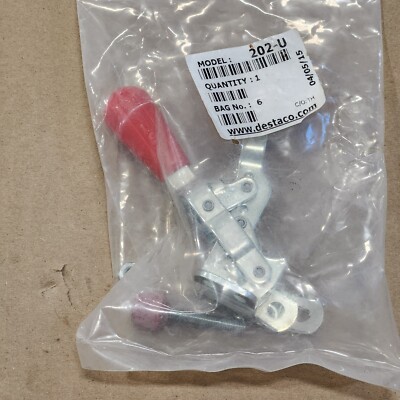 De-Sta-Co 202-U Toggle Clamp, Vert Hold, 200 Lb, New